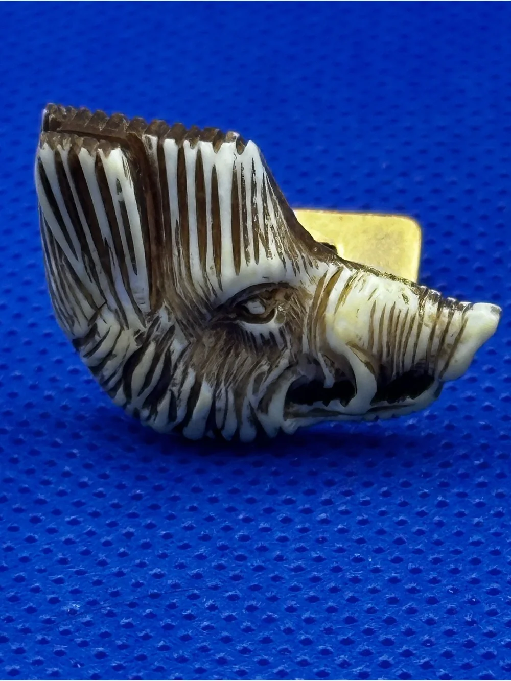 Vintage Wild Boar/Razorback Hog Head Cufflinks